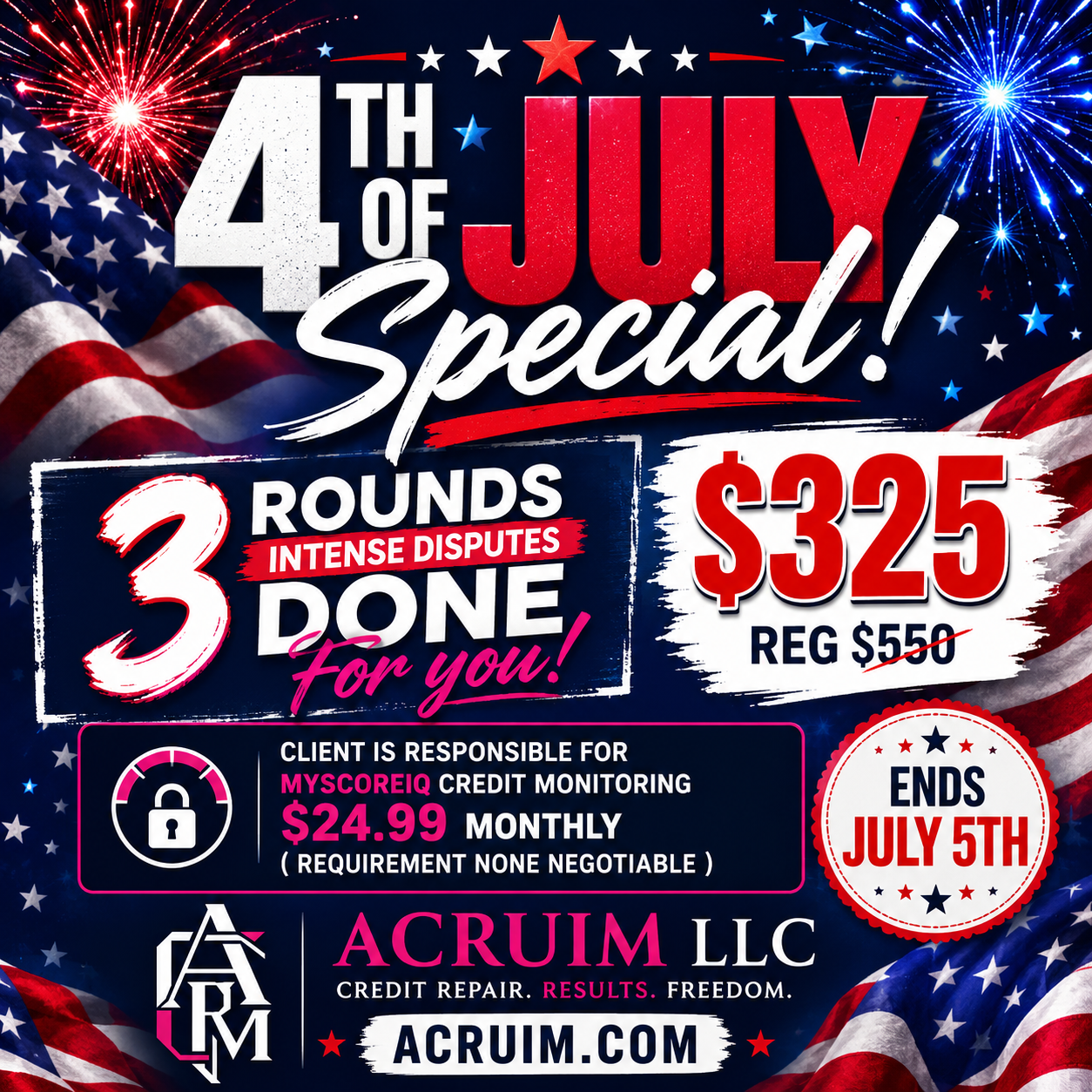 4th of July Sale