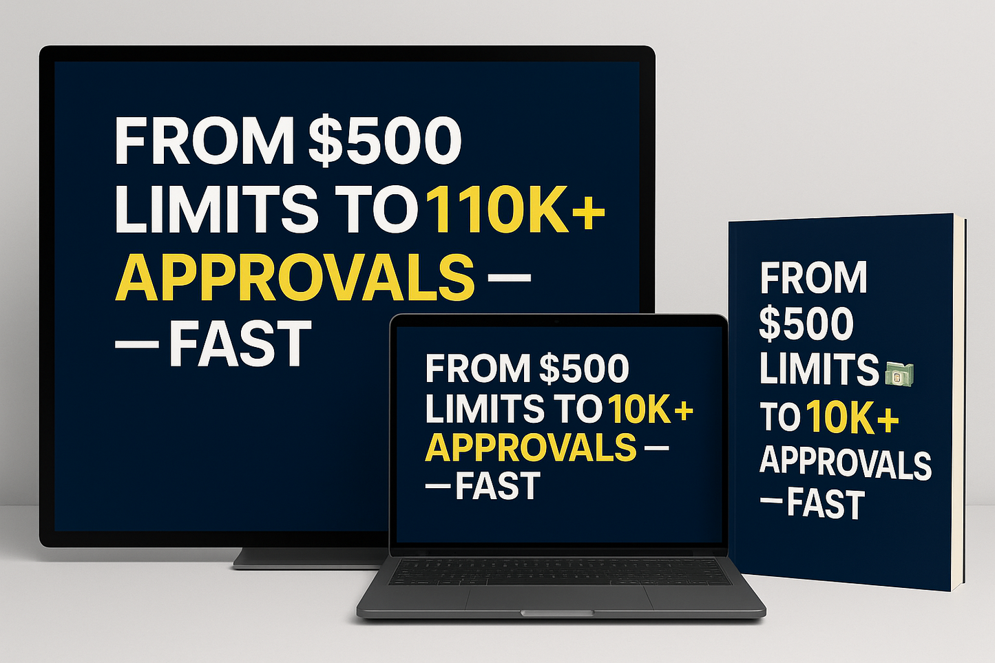 From $500 Limits to $10K+ Approvals — Fast