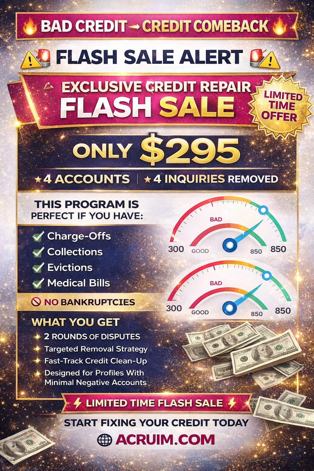 Credit Comeback Flash Fix