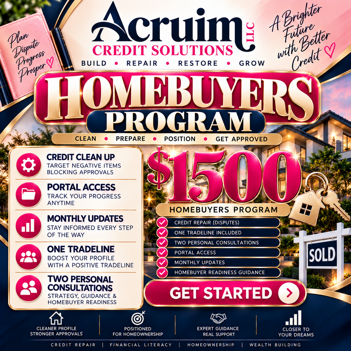 Acruim Homebuyers Program — $1,500