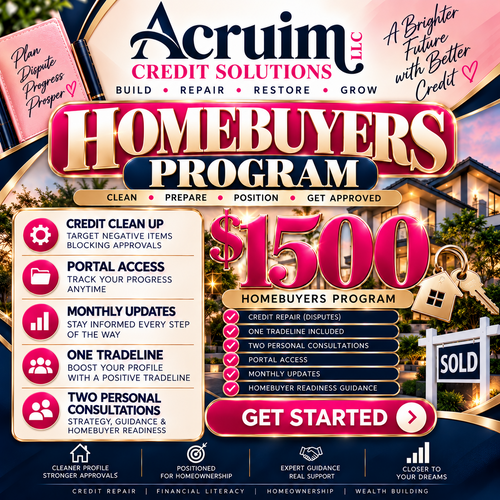 Acruim Homebuyers Program — $1,500