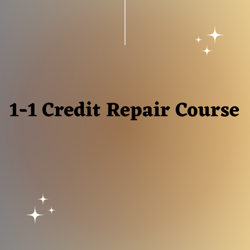 Credit Repair 1-1 course