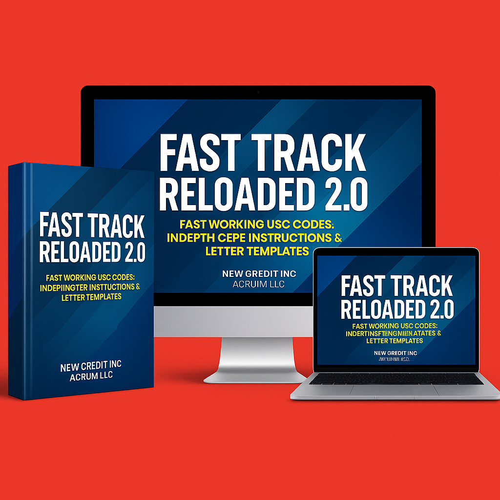📘 Fast Track Reloaded 2.0 – The Ultimate Credit Sweep Playbook