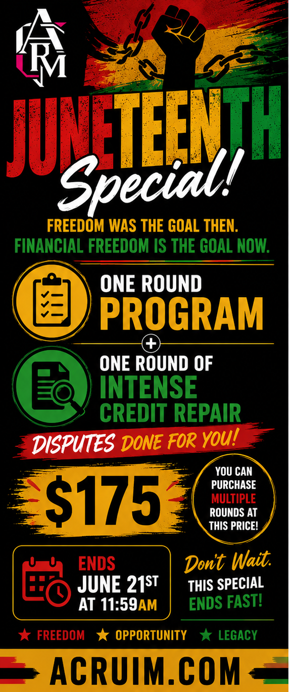 Juneteenth Special ( Ends June 21st)