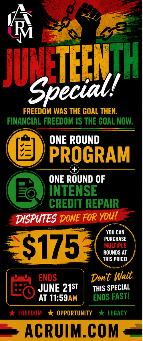 Juneteenth Special ( Ends June 21st)